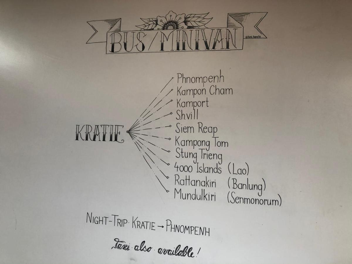 Nomad Guesthouse Krâchéh Zewnętrze zdjęcie